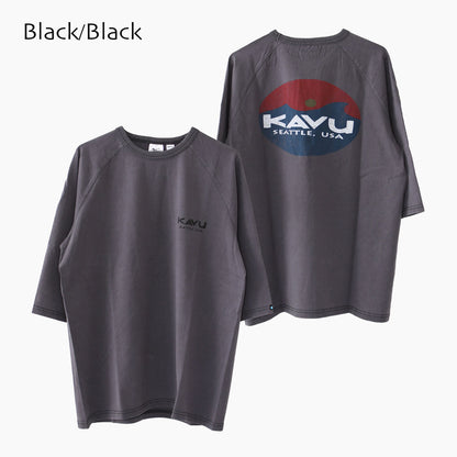 KAVU [カブー] Surf Logo BB Tee [19822212] カブー メンズ サーフロゴ ベースボール Tシャツ・MEN'S [2025SS]