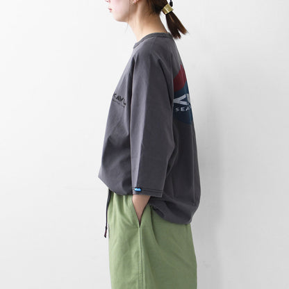 KAVU [カブー] Surf Logo BB Tee [19822212] カブー メンズ サーフロゴ ベースボール Tシャツ・MEN'S [2025SS]