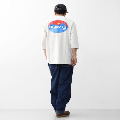 KAVU [カブー] Surf Logo BB Tee [19822212] カブー メンズ サーフロゴ ベースボール Tシャツ・MEN'S [2025SS]
