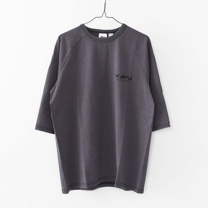 KAVU [カブー] Surf Logo BB Tee [19822212] カブー メンズ サーフロゴ ベースボール Tシャツ・MEN'S [2025SS]