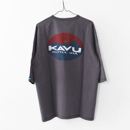 KAVU [カブー] Surf Logo BB Tee [19822212] カブー メンズ サーフロゴ ベースボール Tシャツ・MEN'S [2025SS]