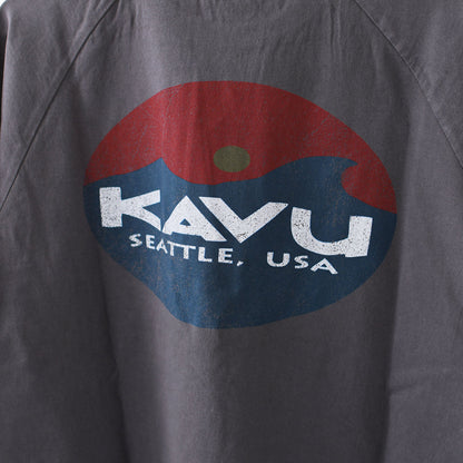 KAVU [カブー] Surf Logo BB Tee [19822212] カブー メンズ サーフロゴ ベースボール Tシャツ・MEN'S [2025SS]