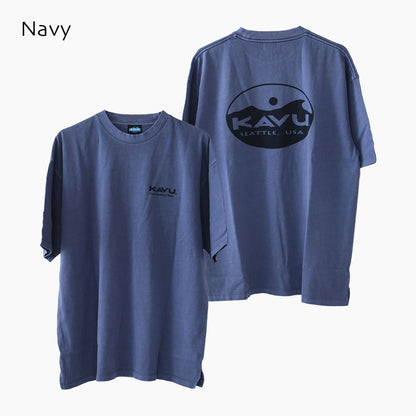 KAVU [カブー] Surf Logo Tee -pigment- [19822225] サーフロゴティーピグメント・MEN'S [2025SS]