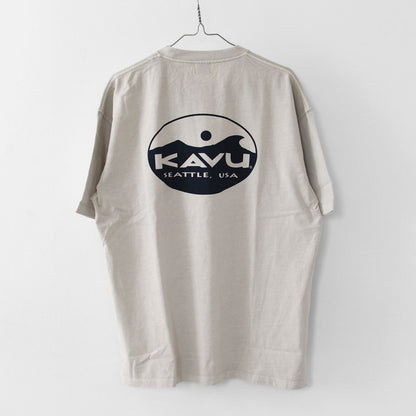 KAVU [カブー] Surf Logo Tee -pigment- [19822225] サーフロゴティーピグメント・MEN'S [2025SS]