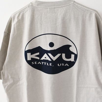KAVU [カブー] Surf Logo Tee -pigment- [19822225] サーフロゴティーピグメント・MEN'S [2025SS]