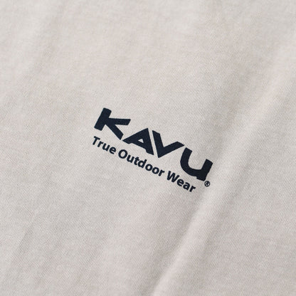KAVU [カブー] Surf Logo Tee -pigment- [19822225] サーフロゴティーピグメント・MEN'S [2025SS]