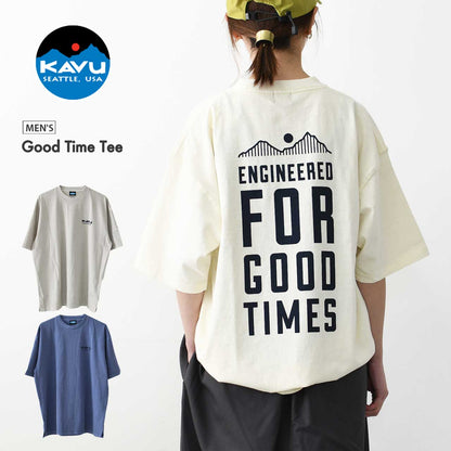 KAVU [カブー] Good Time Tee [19822227] カブー メンズ グッドタイム Tシャツ・MEN'S [2025SS]