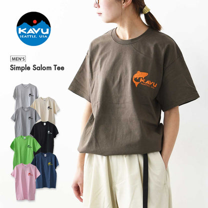 KAVU [カブー] Simple Salom Tee [19822262] カブー メンズ シンプルサーモン Tシャツ・MEN'S [2025SS]