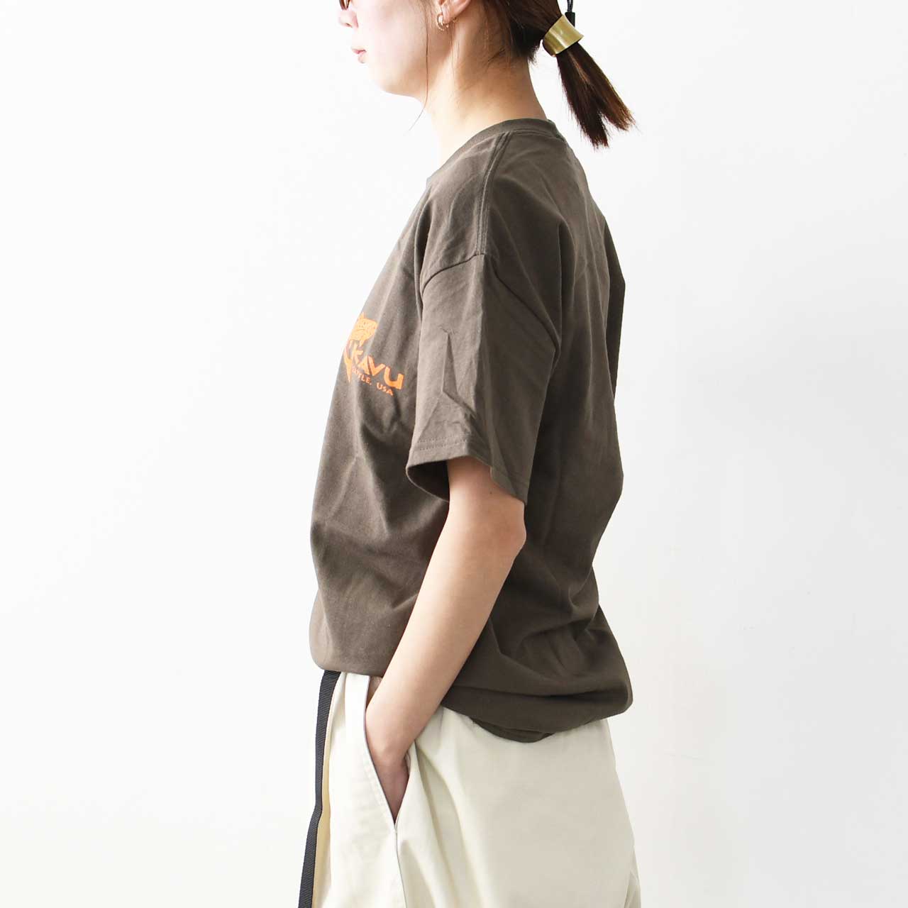 KAVU [カブー] Simple Salom Tee [19822262] カブー メンズ シンプルサーモン Tシャツ・MEN'S [2025SS]