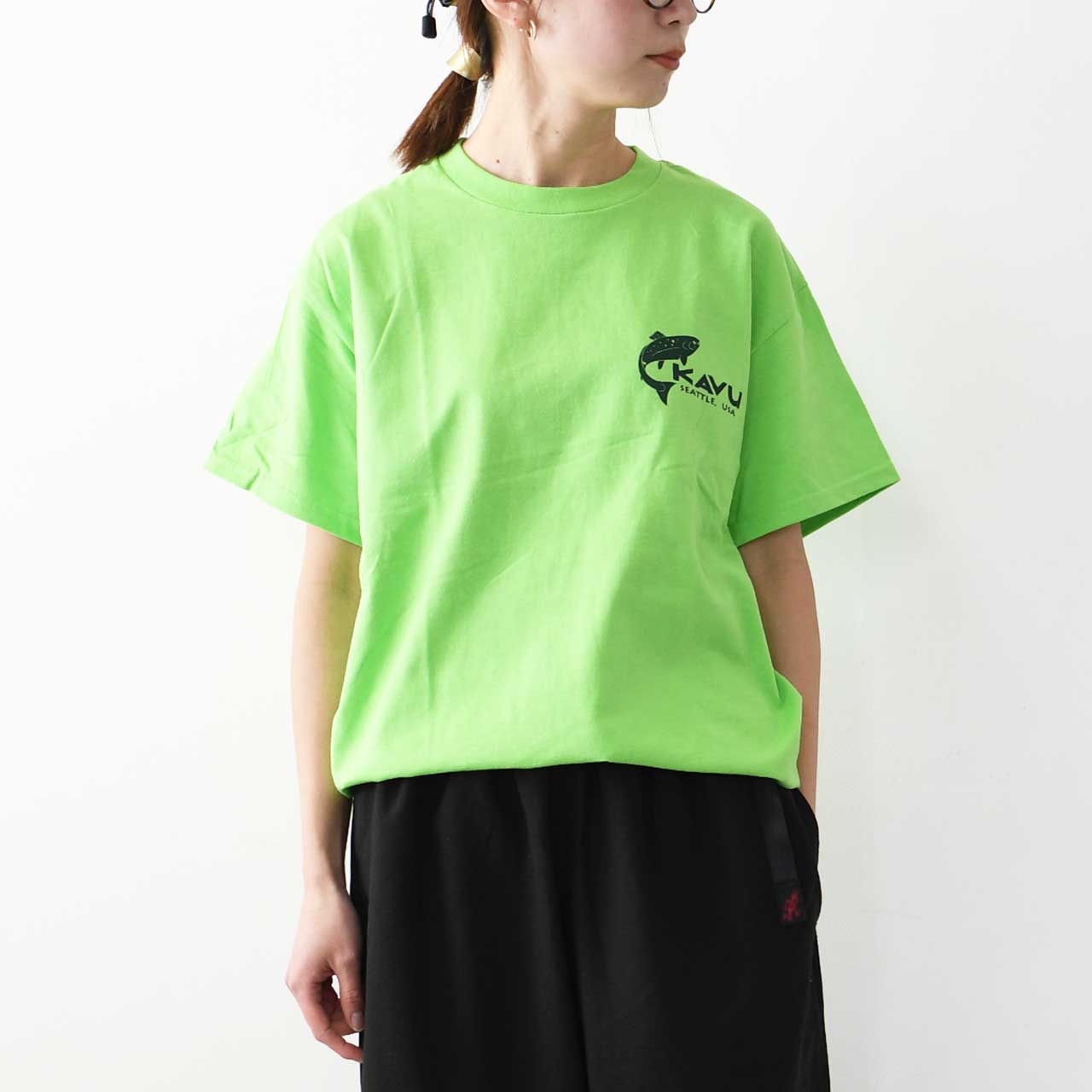 KAVU [カブー] Simple Salom Tee [19822262] カブー メンズ シンプルサーモン Tシャツ・MEN'S [2025SS]