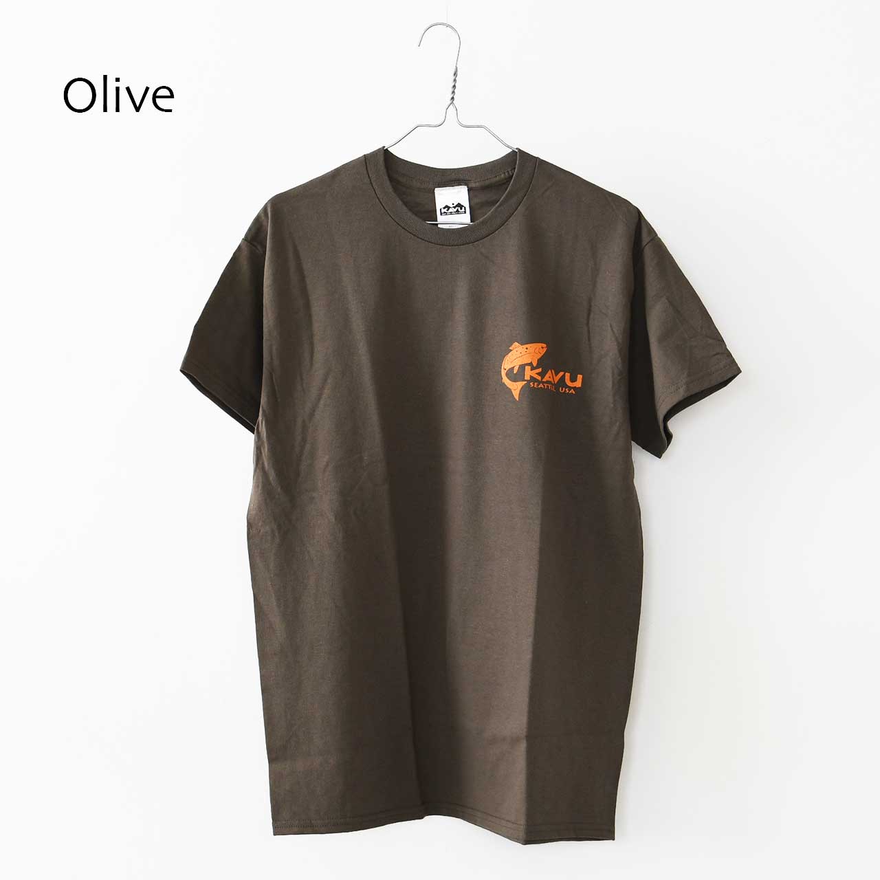 KAVU [カブー] Simple Salom Tee [19822262] カブー メンズ シンプルサーモン Tシャツ・MEN'S [2025SS]