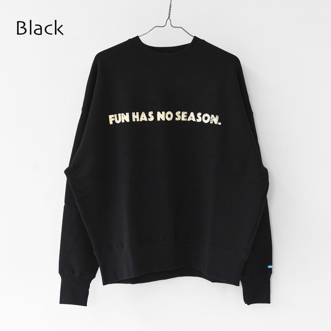 KAVU [カブー] Phrase Sweat  Fun [19822311] フレーズスウェット Fun・ロゴスウェット・トレーナー・プリント・MEN'S [2025AW]