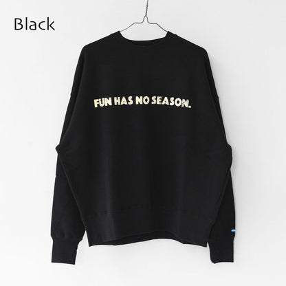 KAVU [カブー] Phrase Sweat  Fun [19822311] フレーズスウェット Fun・ロゴスウェット・トレーナー・プリント・MEN'S [2025AW]