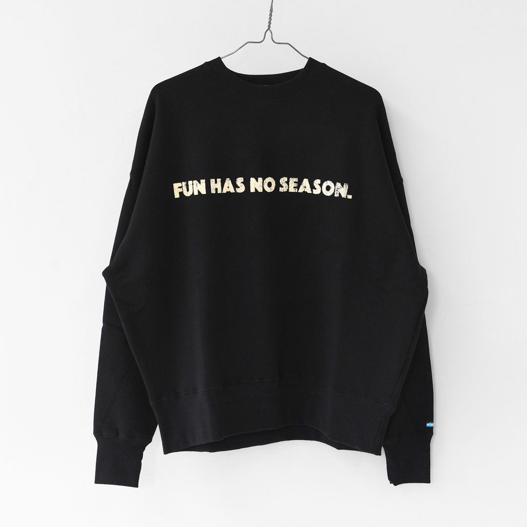 KAVU [カブー] Phrase Sweat  Fun [19822311] フレーズスウェット Fun・ロゴスウェット・トレーナー・プリント・MEN'S [2025AW]