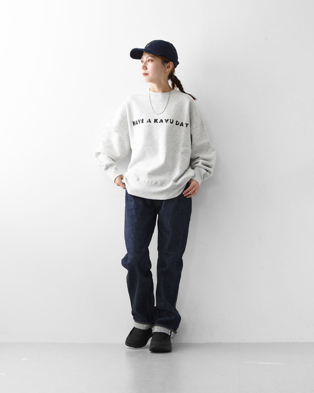 KAVU [カブー] Phrase Sweat  Have [19822312] フレーズスウェット Have・ロゴスウェット・トレーナー・プリント・MEN'S [2025AW]