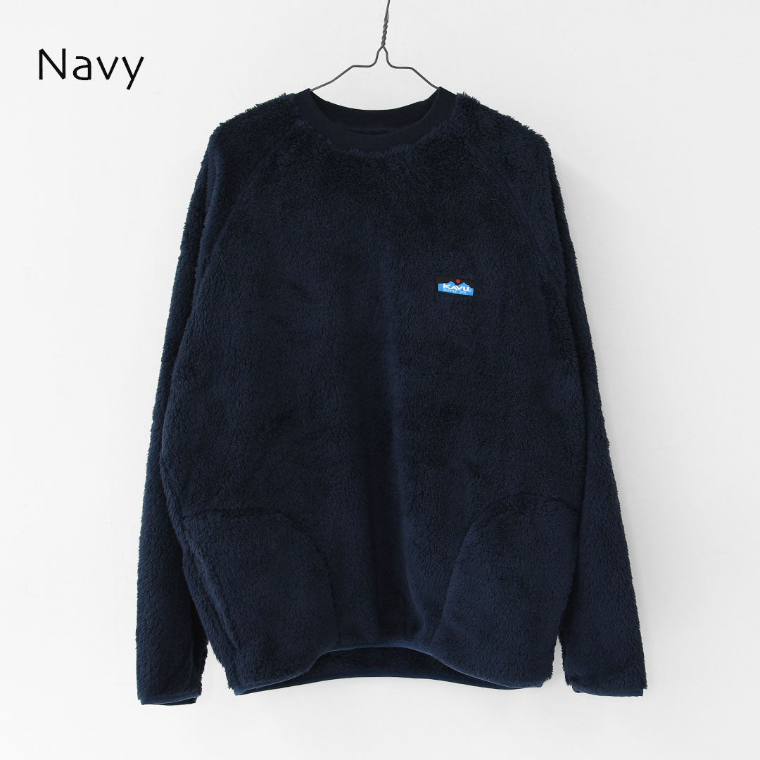 KAVU [カブー] Shaggy Crew [19822313] シャギークルー・フリース・フリースプルオーバー・あったかアイテム・キャンプ・アウトドア・MEN'S [2025AW]