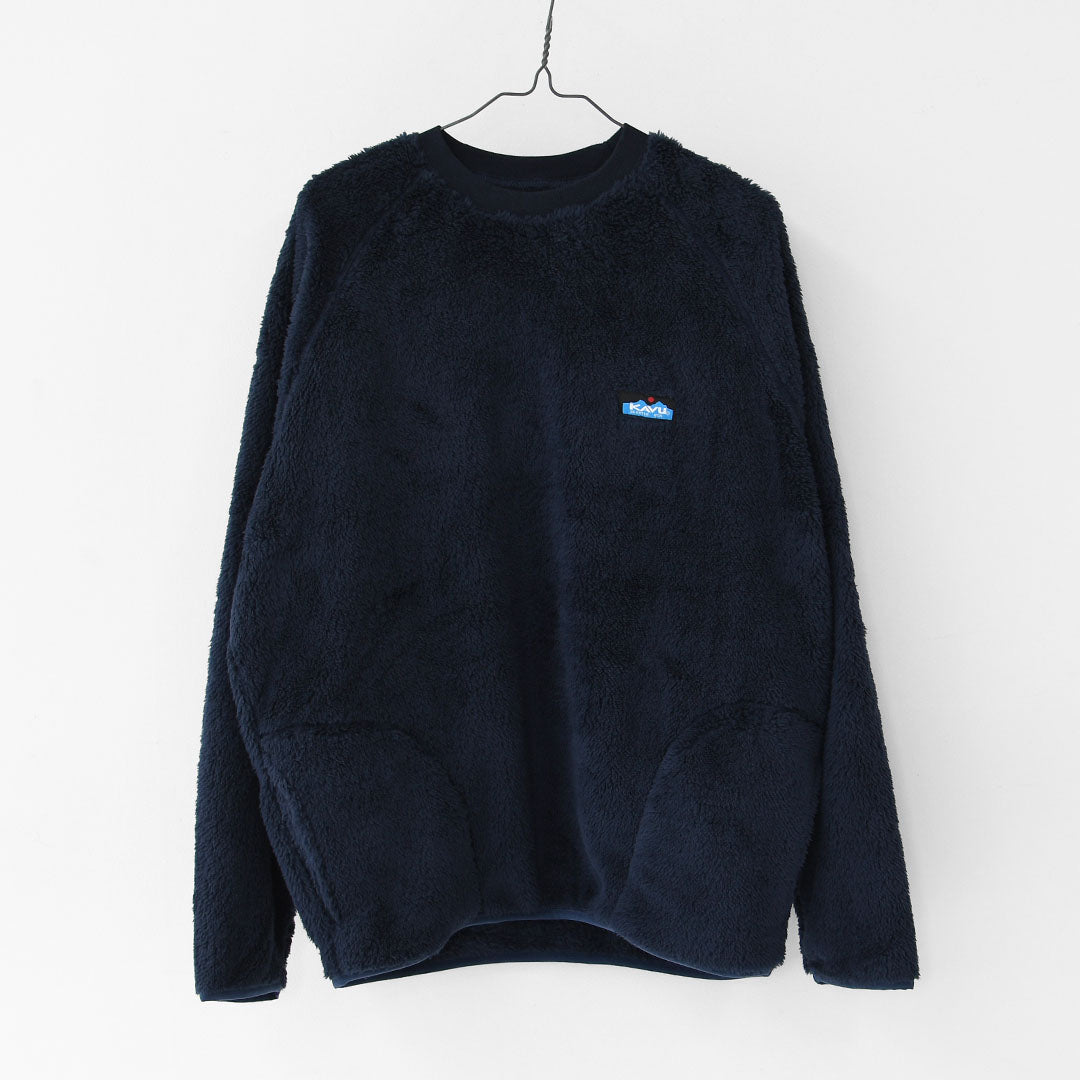 KAVU [カブー] Shaggy Crew [19822313] シャギークルー・フリース・フリースプルオーバー・あったかアイテム・キャンプ・アウトドア・MEN'S [2025AW]