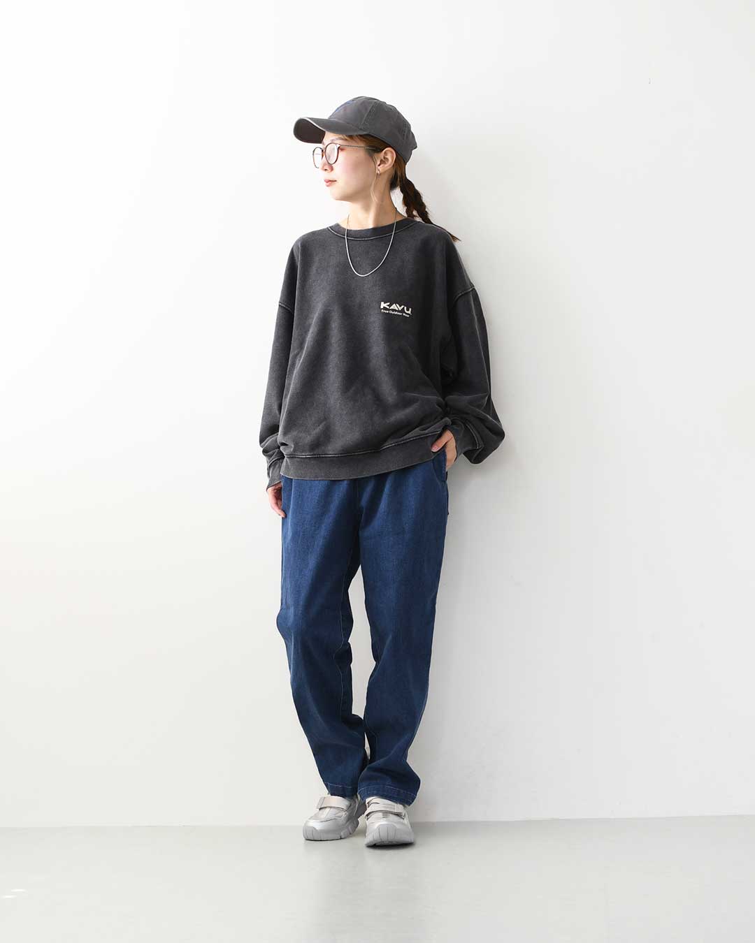 KAVU [カブー] Sunburn Sweat [19822316] サンバーンスウェット・ロゴスウェット・トレーナー・プリント・MEN'S [2025AW]