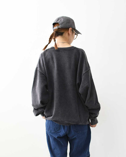 KAVU [カブー] Sunburn Sweat [19822316] サンバーンスウェット・ロゴスウェット・トレーナー・プリント・MEN'S [2025AW]