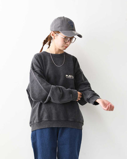 KAVU [カブー] Sunburn Sweat [19822316] サンバーンスウェット・ロゴスウェット・トレーナー・プリント・MEN'S [2025AW]