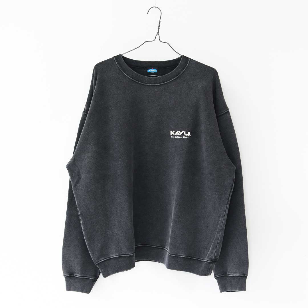 KAVU [カブー] Sunburn Sweat [19822316] サンバーンスウェット・ロゴスウェット・トレーナー・プリント・MEN'S [2025AW]