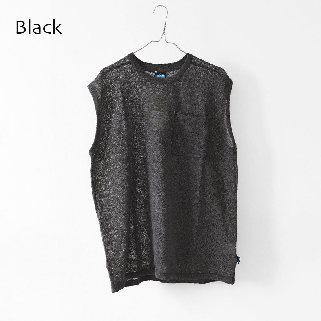 KAVU [カブー] Washi Knit Vest [19822413] ワシニットベスト・MEN'S / LADY'S [2026SS]