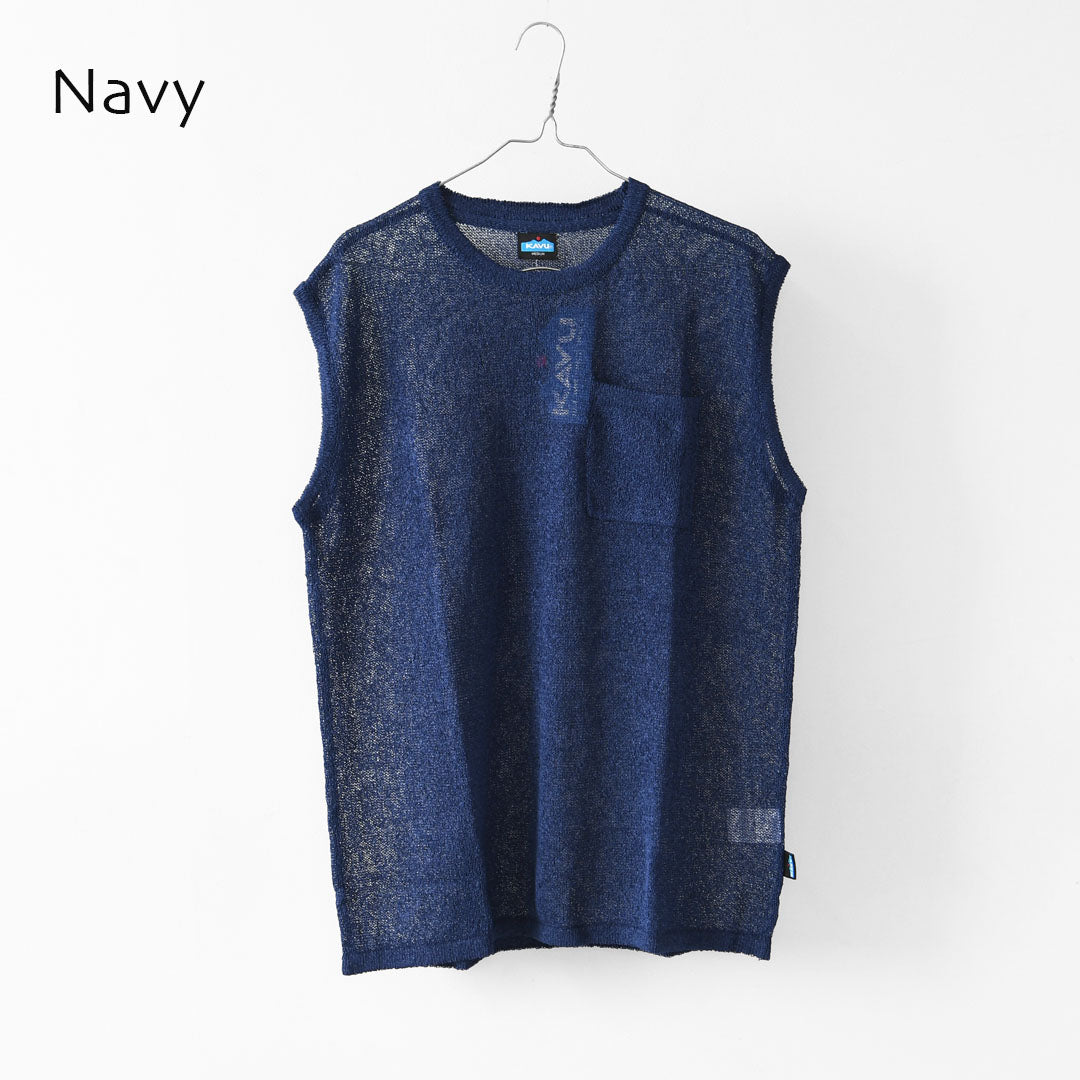KAVU [カブー] Washi Knit Vest [19822413] ワシニットベスト・MEN'S / LADY'S [2026SS]