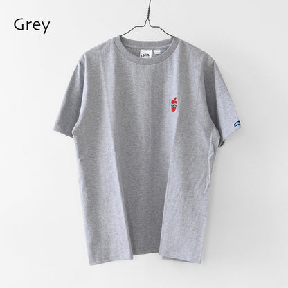 KAVU [カブー] OP Apple Tee [19822425] ワンポイント アップル Tシャツ・Tシャツ・半袖・キャンプ・登山・アウトドア・フェス・ショートスリーブ・コットンTee・MEN'S / LADY'S [2026SS]