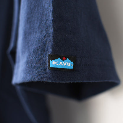KAVU [カブー] OP Apple Tee [19822425] ワンポイント アップル Tシャツ・Tシャツ・半袖・キャンプ・登山・アウトドア・フェス・ショートスリーブ・コットンTee・MEN'S / LADY'S [2026SS]