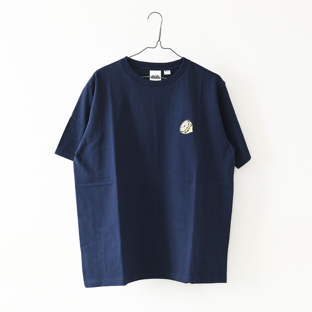 KAVU [カブー] OP Lemon Tee [19822426] ワンポイント レモン Tシャツ・Tシャツ・半袖・キャンプ・登山・アウトドア・フェス・ショートスリーブ・コットンTee・MEN'S / LADY'S [2026SS]