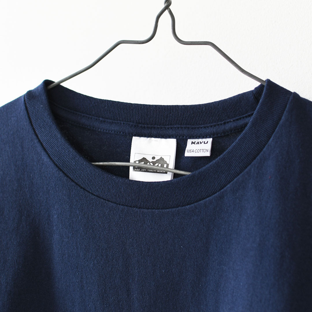 KAVU [カブー] OP Lemon Tee [19822426] ワンポイント レモン Tシャツ・Tシャツ・半袖・キャンプ・登山・アウトドア・フェス・ショートスリーブ・コットンTee・MEN'S / LADY'S [2026SS]