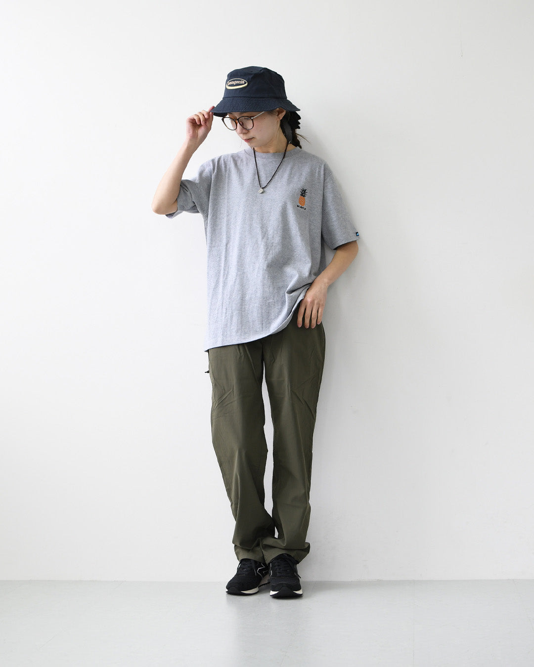 KAVU [カブー] OP Pineapple Tee [19822427] ワンポイント パイナップル Tシャツ・MEN'S [2026SS]