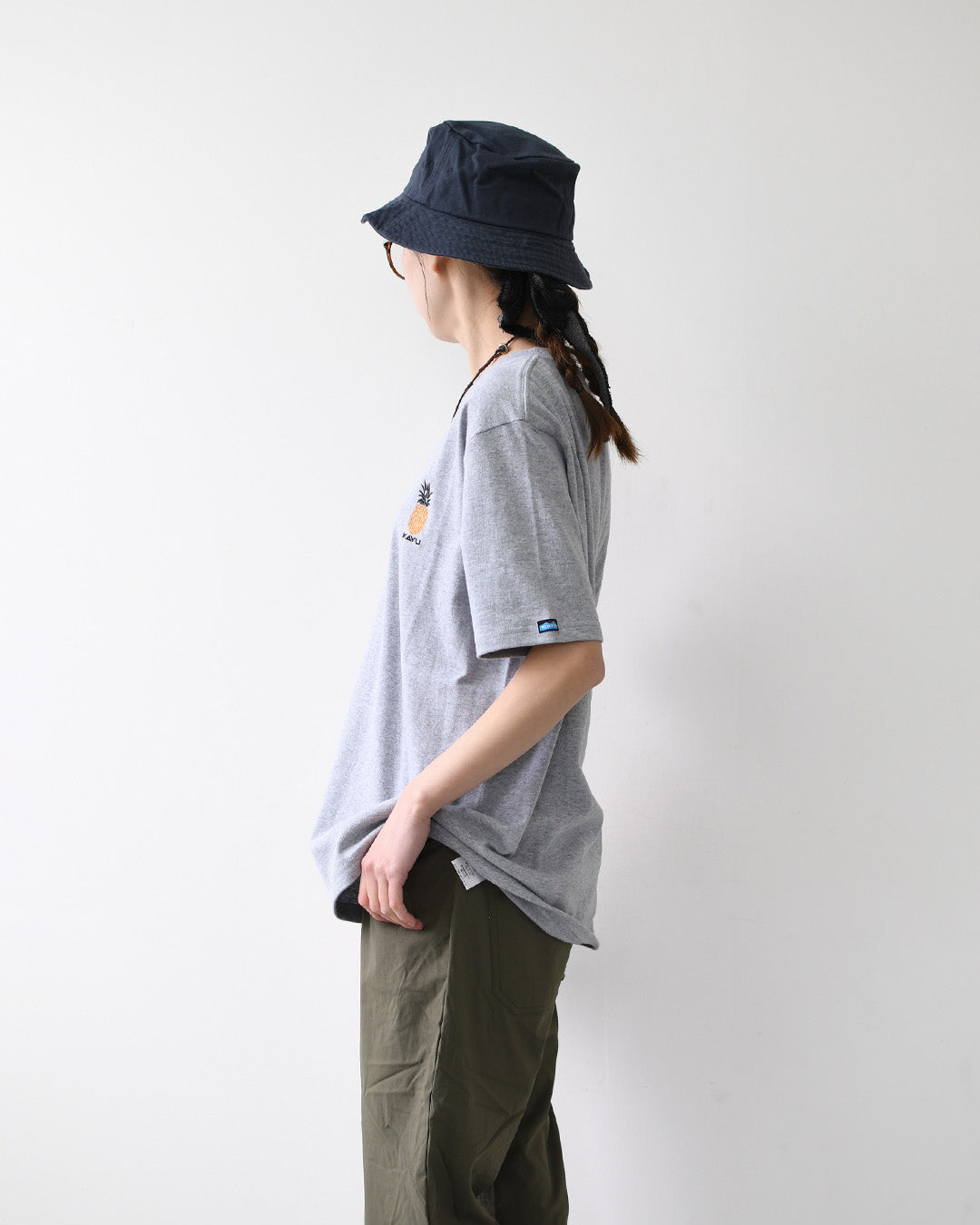 KAVU [カブー] OP Pineapple Tee [19822427] ワンポイント パイナップル Tシャツ・MEN'S [2026SS]