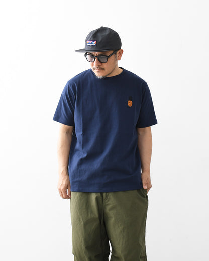 KAVU [カブー] OP Pineapple Tee [19822427] ワンポイント パイナップル Tシャツ・MEN'S [2026SS]