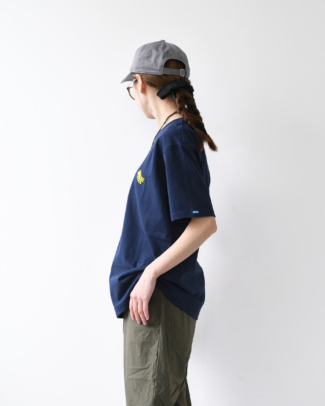 KAVU [カブー] OP Banana Tee [19822429] ワンポイント バナナ Tシャツ・Tシャツ・半袖・キャンプ・登山・アウトドア・フェス・ショートスリーブ・コットンTee・MEN'S [2026SS]