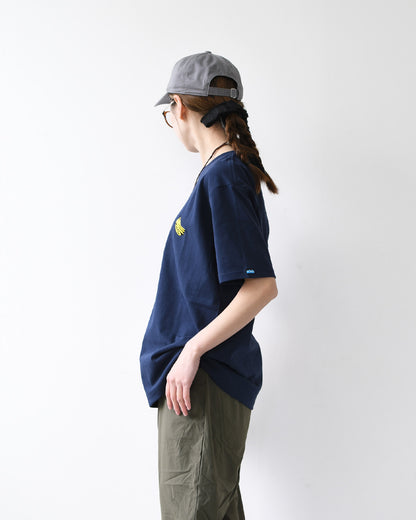 KAVU [カブー] OP Banana Tee [19822429] ワンポイント バナナ Tシャツ・Tシャツ・半袖・キャンプ・登山・アウトドア・フェス・ショートスリーブ・コットンTee・MEN'S [2026SS]