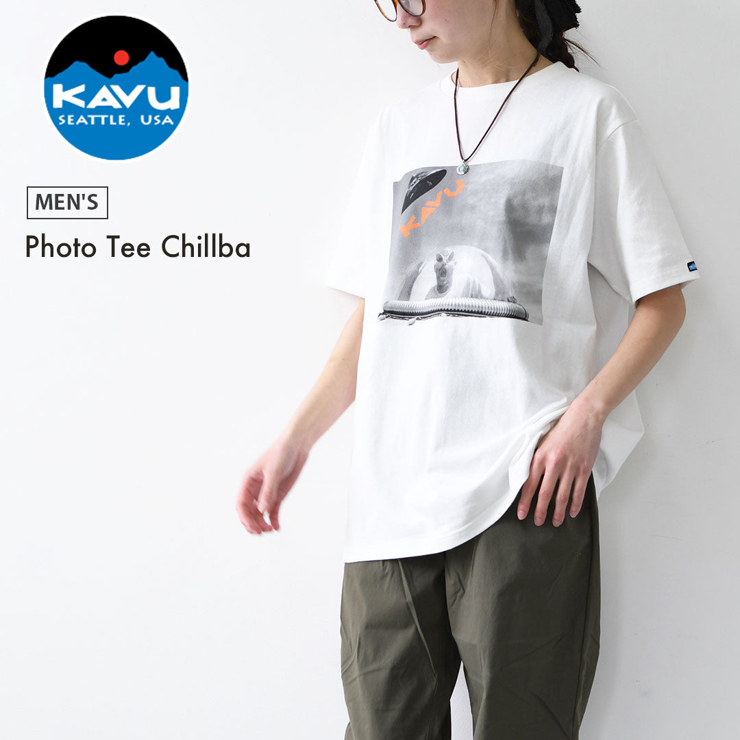 KAVU [カブー] Photo Tee Chillba [19822432] フォト Tシャツ チルバ・MEN'S [2026SS]