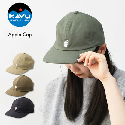 KAVU [カブー] Apple Cap [19822454] アップルキャップ・ロゴキャップ・刺繍・コットンキャップ・帽子・キャンプ・アウトドア・MEN'S / LADY'S [2026SS]