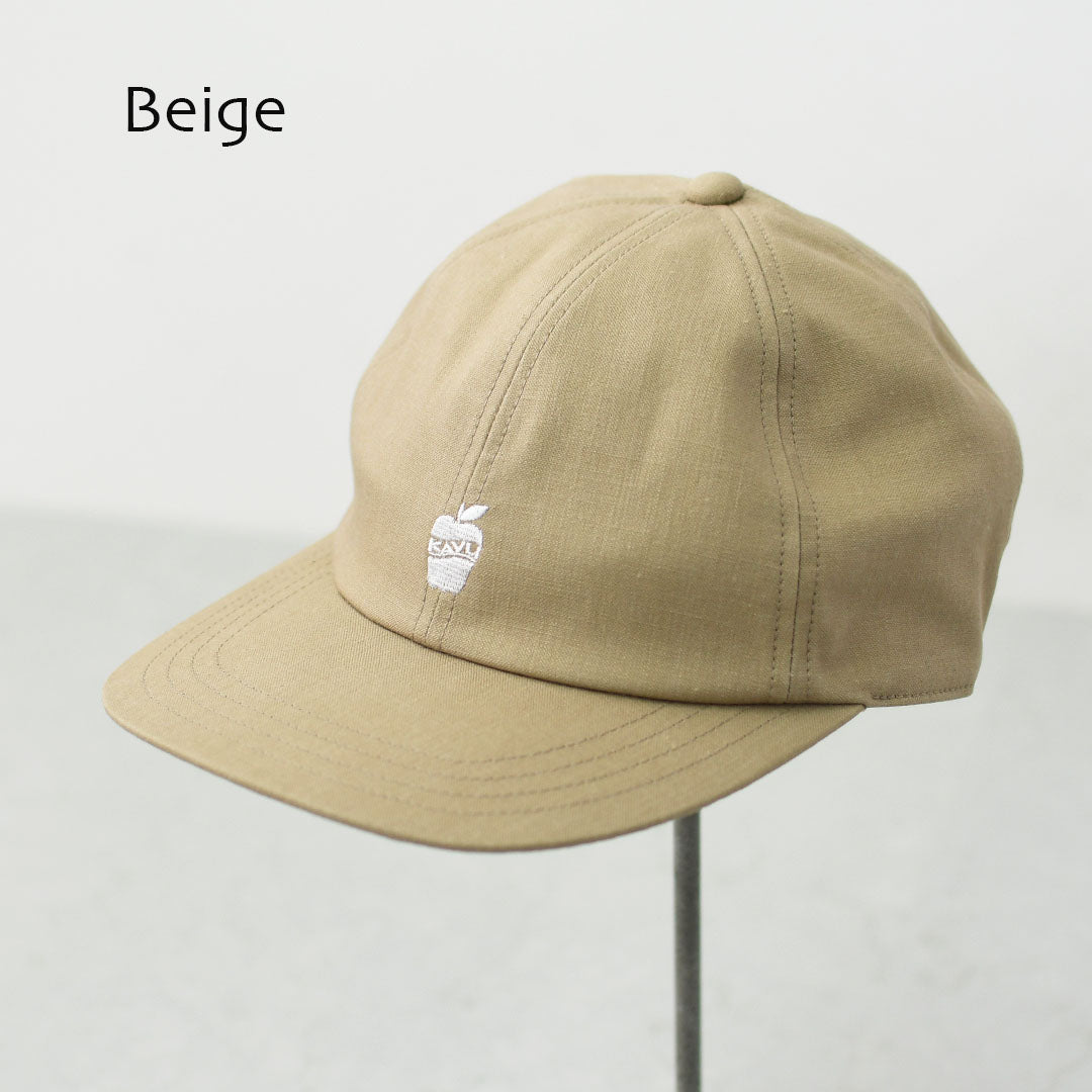 KAVU [カブー] Apple Cap [19822454] アップルキャップ・ロゴキャップ・刺繍・コットンキャップ・帽子・キャンプ・アウトドア・MEN'S / LADY'S [2026SS]