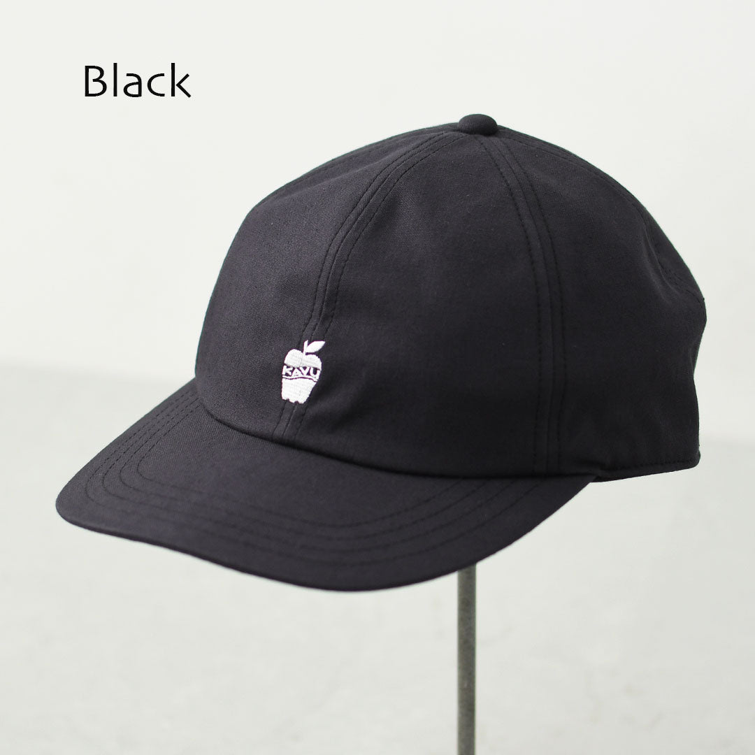 KAVU [カブー] Apple Cap [19822454] アップルキャップ・ロゴキャップ・刺繍・コットンキャップ・帽子・キャンプ・アウトドア・MEN'S / LADY'S [2026SS]