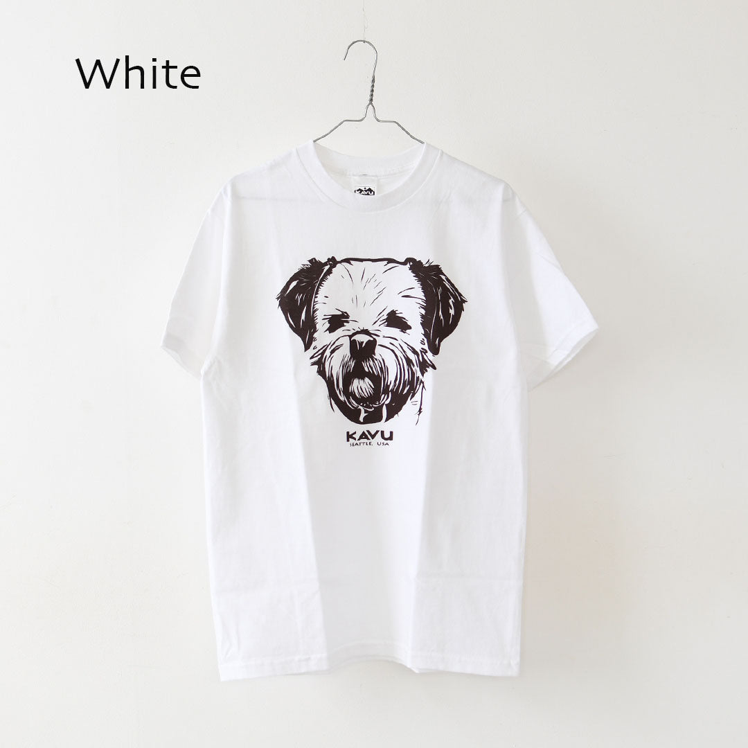 KAVU [カブー] 25 Dog Tee [19822485] 25ドッグ Tシャツ・Tシャツ・半袖・キャンプ・登山・アウトドア・ショートスリーブ・アニマル柄・MEN'S / LADY'S [2026SS]
