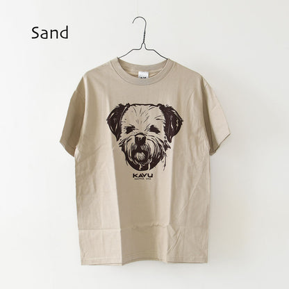 KAVU [カブー] 25 Dog Tee [19822485] 25ドッグ Tシャツ・Tシャツ・半袖・キャンプ・登山・アウトドア・ショートスリーブ・アニマル柄・MEN'S / LADY'S [2026SS]