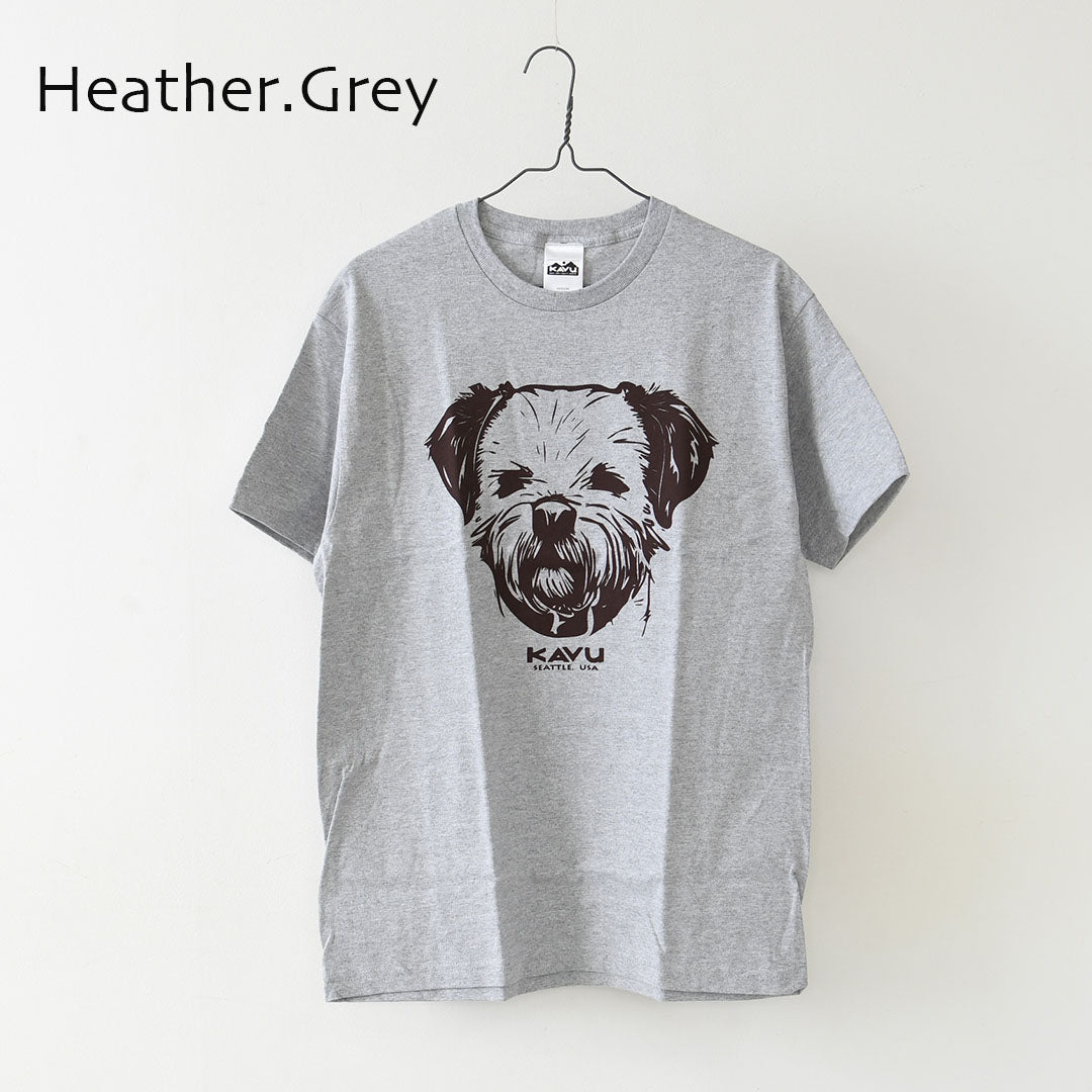KAVU [カブー] 25 Dog Tee [19822485] 25ドッグ Tシャツ・Tシャツ・半袖・キャンプ・登山・アウトドア・ショートスリーブ・アニマル柄・MEN'S / LADY'S [2026SS]