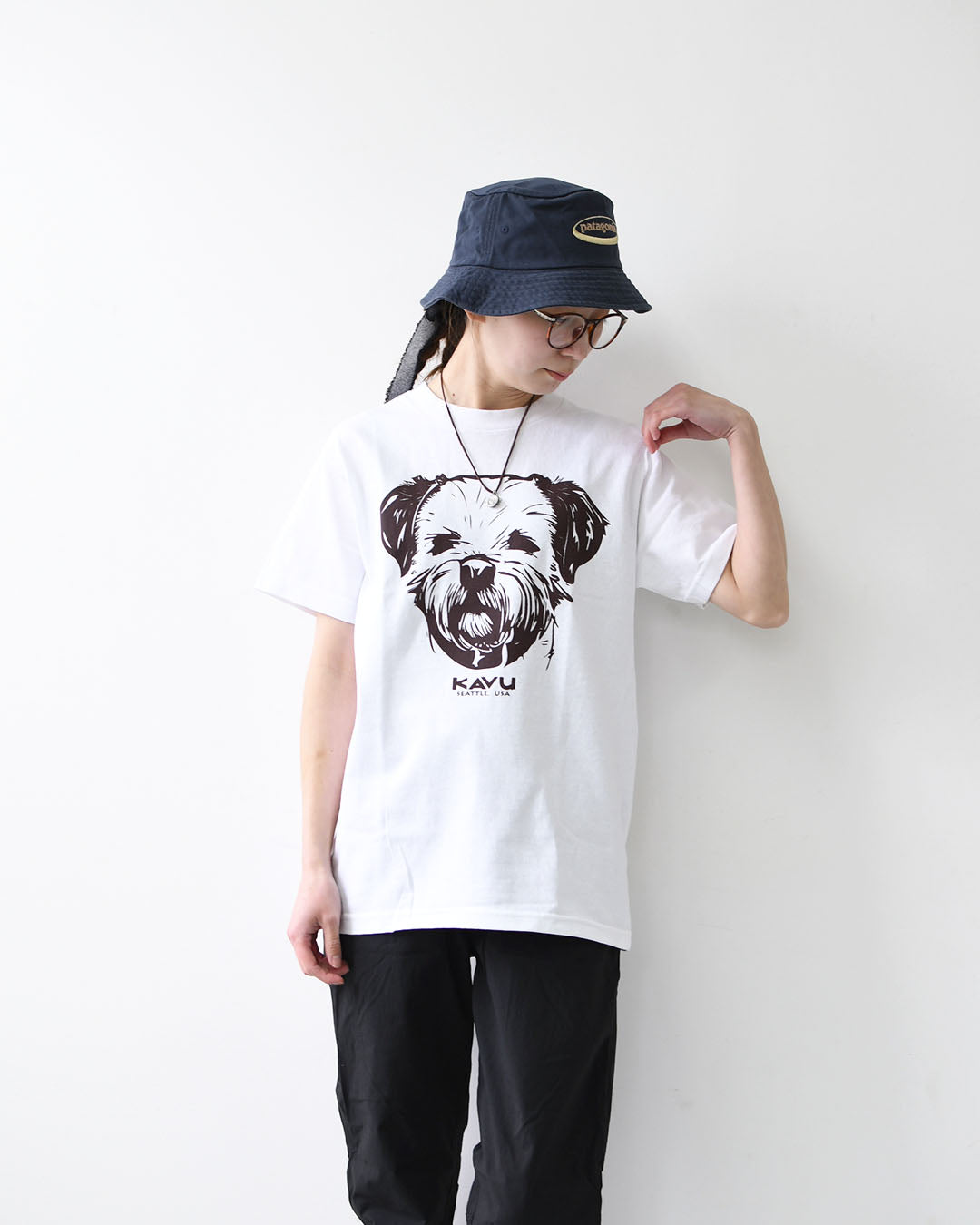 KAVU [カブー] 25 Dog Tee [19822485] 25ドッグ Tシャツ・Tシャツ・半袖・キャンプ・登山・アウトドア・ショートスリーブ・アニマル柄・MEN'S / LADY'S [2026SS]