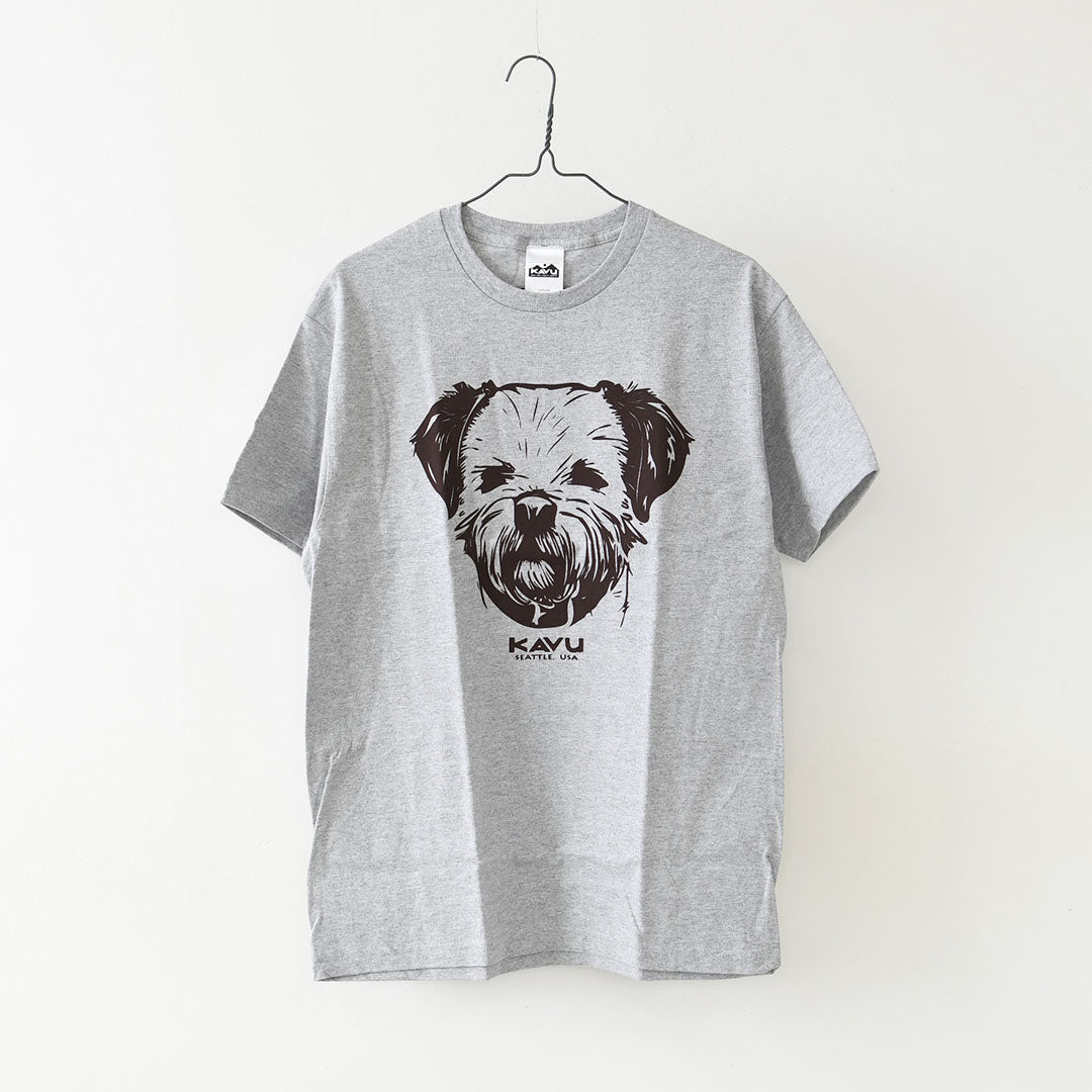KAVU [カブー] 25 Dog Tee [19822485] 25ドッグ Tシャツ・Tシャツ・半袖・キャンプ・登山・アウトドア・ショートスリーブ・アニマル柄・MEN'S / LADY'S [2026SS]