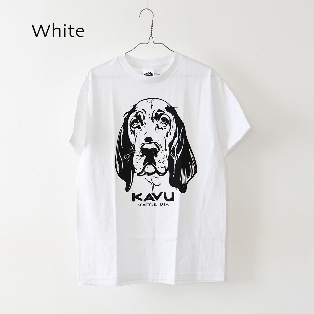 KAVU [カブー] 26 Dog Tee [19822486] 25ドッグ Tシャツ・Tシャツ・半袖・キャンプ・登山・アウトドア・ショートスリーブ・アニマル柄・MEN'S / LADY'S [2026SS]
