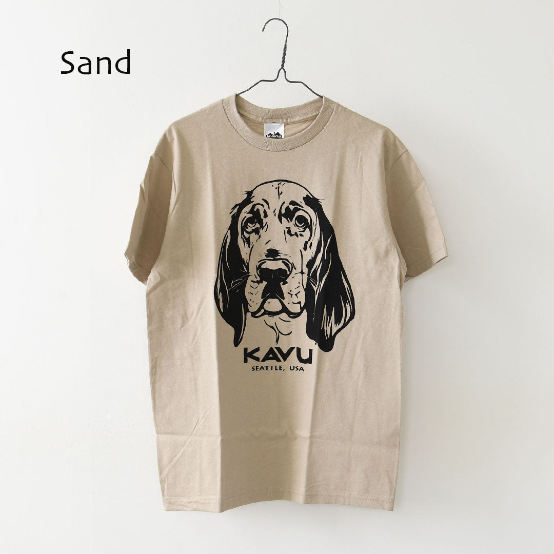 KAVU [カブー] 26 Dog Tee [19822486] 25ドッグ Tシャツ・Tシャツ・半袖・キャンプ・登山・アウトドア・ショートスリーブ・アニマル柄・MEN'S / LADY'S [2026SS]