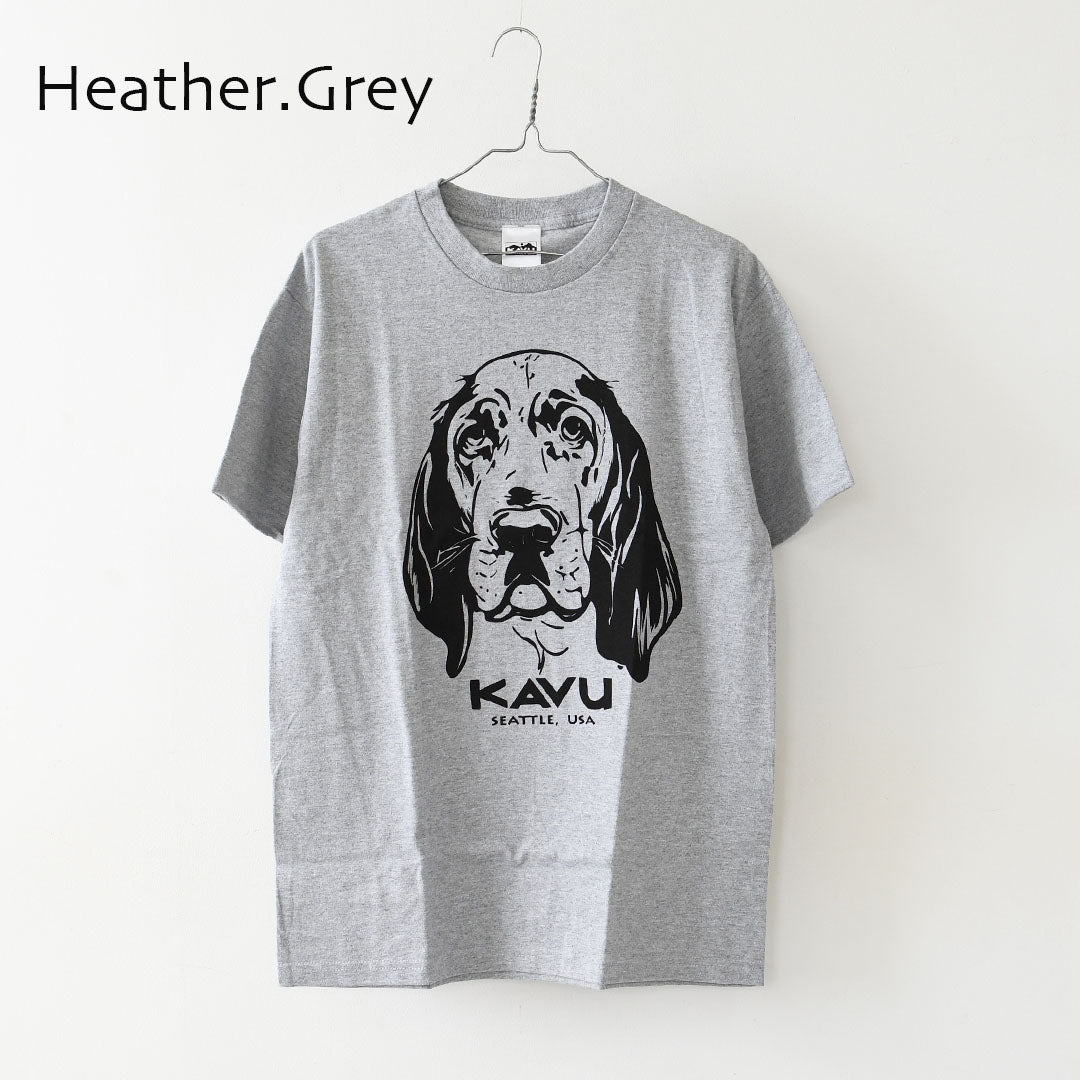 KAVU [カブー] 26 Dog Tee [19822486] 25ドッグ Tシャツ・Tシャツ・半袖・キャンプ・登山・アウトドア・ショートスリーブ・アニマル柄・MEN'S / LADY'S [2026SS]