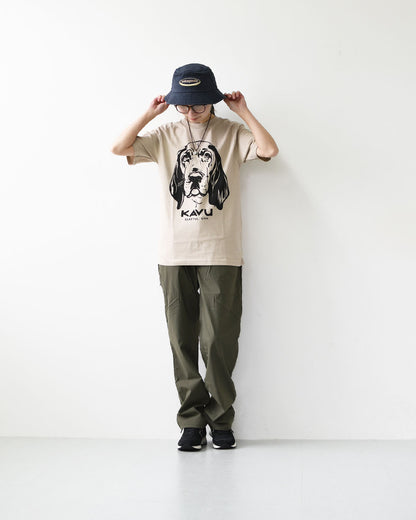 KAVU [カブー] 26 Dog Tee [19822486] 25ドッグ Tシャツ・Tシャツ・半袖・キャンプ・登山・アウトドア・ショートスリーブ・アニマル柄・MEN'S / LADY'S [2026SS]