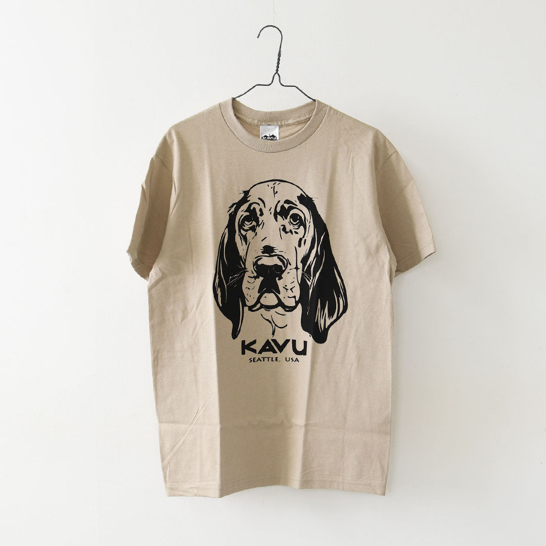 KAVU [カブー] 26 Dog Tee [19822486] 25ドッグ Tシャツ・Tシャツ・半袖・キャンプ・登山・アウトドア・ショートスリーブ・アニマル柄・MEN'S / LADY'S [2026SS]